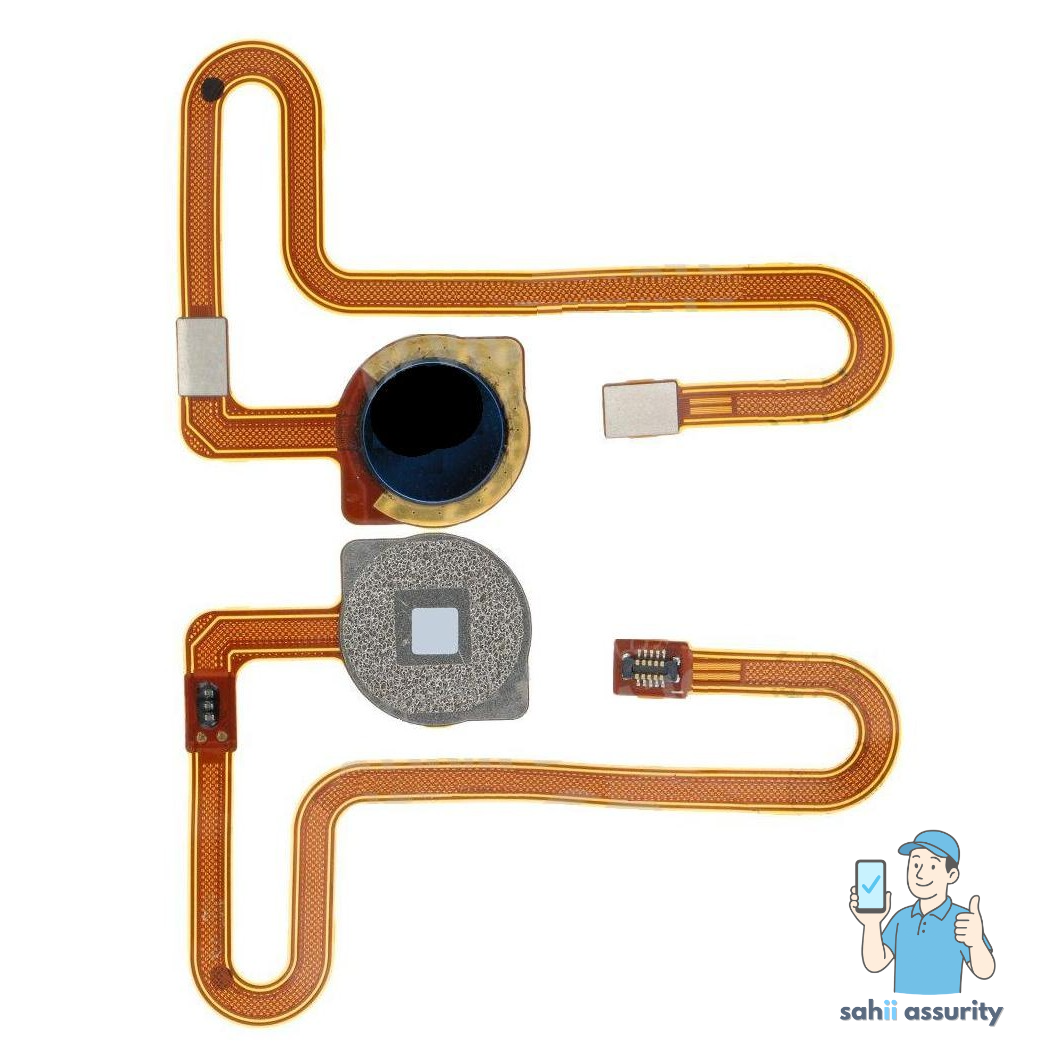 Fingerprint Sensor with Flex Cable for Xiaomi Redmi Note 8 Black